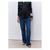 MANGO Woman Wideleg hamile jean pantolon