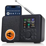 Mangokit SR10 Wifi Internet Radyosu, Podcast Oynatıcı, Bluetooth Hoparlör, Taşınabilir Fm Rady - Genel