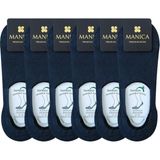 Manıca Erkek Bambu Babet Çorap 6 Çift - Füme - 41 - 44