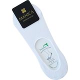 Manıca Erkek Bambu Babet Çorap - Beyaz - 41 - 44