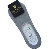 MANICA Erkek Bambu Babet Çorap (Gri Melanj, 41-44)