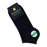 MANICA Erkek Bambu Patik Çorap - Siyah - 41 - 44