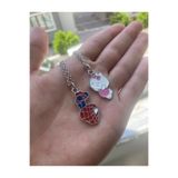 ManieraAksesuar Spiderman ve Hello Kitty Çift Kolye