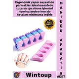 #Maniküraparatı Yumuşak Esnek Profesyonel Bakım Parmak Ayırıcı Sünger Manikür Pedikür Aparatı 5 Adet