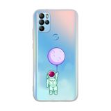 Manitoba General Mobile GM 21 Pro Uyumlu Astronot Tasarımlı Baskılı Şeffaf Silikon Telefon Kılıfı