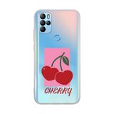 Manitoba General Mobile GM 21 Pro Uyumlu Cherry Tasarımlı Baskılı Şeffaf Telefon Kılıfı