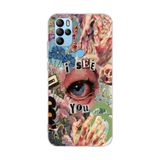 Manitoba General Mobile GM 21 Pro Uyumlu I See You Tasarımlı Baskılı Şeffaf Telefon Kılıfı