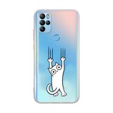 Manitoba General Mobile GM 21 Pro Uyumlu Kedi Tasarımlı Baskılı Şeffaf Silikon Telefon Kılıfı
