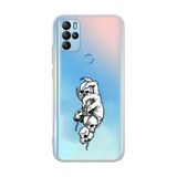 Manitoba General Mobile GM 21 Pro Uyumlu Kuru Kafa Tasarımlı Baskılı Şeffaf Silikon Telefon Kılıfı