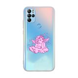 Manitoba General Mobile GM 21 Pro Uyumlu Melek Tasarımlı Baskılı Şeffaf Silikon Telefon Kılıfı