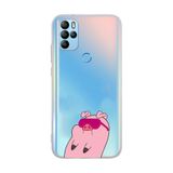 Manitoba General Mobile GM 21 Pro Uyumlu Sevimli Domuz Tasarımlı Baskılı Şeffaf Telefon Kılıfı