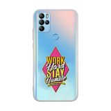 Manitoba General Mobile GM 21 Pro Uyumlu Work Hard Tasarımlı Baskılı Şeffaf Silikon Telefon Kılıfı