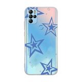 Manitoba General Mobile GM 21 Pro Uyumlu Yıldız Tasarımlı Baskılı Şeffaf Silikon Telefon Kılıfı