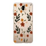 Manitoba Huawei Mate 10 Lite ile Uyumlu Baskılı Yumuşak Silikon Şeffaf Telefon Kılıfı, Çiçek Desen