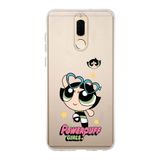 Manitoba Huawei Mate 10 Lite ile Uyumlu Baskılı Yumuşak Silikon Şeffaf Telefon Kılıfı, Powerpuff Girls Desen
