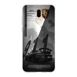 Manitoba Huawei Mate 10 Lite ile Uyumlu Baskılı Yumuşak Silikon Telefon Kılıfı, Porsche Tasarım