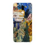 Manitoba Huawei Mate 10 Lite ile Uyumlu Van Gogh Kolaj Tasarımlı Baskılı Şeffaf Telefon Kılıfı, Çok Renkli