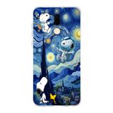 Manitoba Huawei Mate 10 Lite Uyumlu Baskılı Yumuşak Silikon Şeffaf Telefon Kılıfı, Desen, Mavi