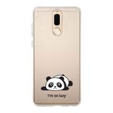 Manitoba Huawei Mate 10 Lite Uyumlu Baskılı Yumuşak Silikon Şeffaf Telefon Kılıfı, Panda Desen