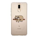 Manitoba Huawei Mate 10 Lite Uyumlu Baskılı Yumuşak Silikon Şeffaf Telefon Kılıfı, Terebin Deseni