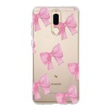 Manitoba Huawei Mate 10 Lite Uyumlu Fiyonklar Tasarımlı Baskılı Şeffaf Telefon Kılıfı