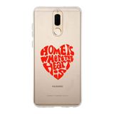 Manitoba Huawei Mate 10 Lite Uyumlu Home Tasarımlı Baskılı Şeffaf Telefon Kılıfı, Çok Renkli