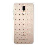 Manitoba Huawei Mate 10 Lite Uyumlu Minik Kalpler Tasarımlı Baskılı Şeffaf Telefon Kılıfı