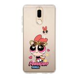Manitoba Huawei Mate 10 Lite Uyumlu Powerpuff Girls Baskılı Şeffaf Silikon Telefon Kılıfı, Çok Renkli