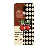 Manitoba Huawei Mate 10 Lite Uyumlu Remember To Be Happy Tasarımlı Baskılı Şeffaf Telefon Kılıfı, Çok Renkli