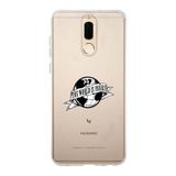 Manitoba Huawei Mate 10 Lite Uyumlu The World Is Yours Tasarımlı Baskılı Şeffaf Telefon Kılıfı