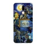 Manitoba Huawei Mate 10 Lite Uyumlu Van Gogh Tasarımlı Baskılı Şeffaf Telefon Kılıfı, Çok Renkli