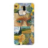 Manitoba Huawei Mate 10 Lite Uyumlu Van Gogh Tasarımlı Baskılı Şeffaf Telefon Kılıfı