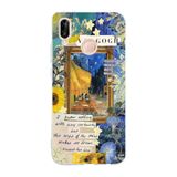 Manitoba Huawei P20 Lite ile Uyumlu Baskılı Yumuşak Silikon Telefon Kılıfı, Van Gogh Tasarımı