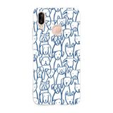 Manitoba Huawei P20 Lite ile Uyumlu Kedi ve Köpek Tasarımlı Şeffaf Telefon Kılıfı, Silikon, Çok Renkli