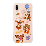 Manitoba Huawei P20 Lite ile Uyumlu Tigger Tasarımlı Baskılı Şeffaf Telefon Kılıfı