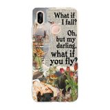Manitoba Huawei P20 Lite ile Uyumlu What If Tasarımlı Baskılı Şeffaf Telefon Kılıfı