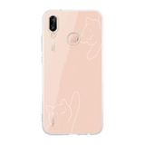 Manitoba Huawei P20 Lite Uyumlu Kediler Tasarımlı Baskılı Şeffaf Telefon Kılıfı