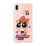 Manitoba Huawei P20 Lite Uyumlu Powerpuff Girls Tasarımlı Şeffaf Silikon Telefon Kılıfı, Çok Renkli