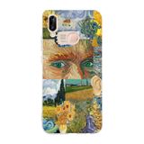 Manitoba Huawei P20 Lite Uyumlu Van Gogh Tasarımlı Baskılı Şeffaf Telefon Kılıfı