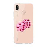 Manitoba Huawei P20 Lite Uyumlu Zarlar Tasarımlı Baskılı Şeffaf Telefon Kılıfı
