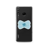 Manitoba Huawei P30 Lite Uyumlu Kalp Yara Bandı Tasarımlı Baskılı Şeffaf Telefon Kılıfı, Çok Renkli