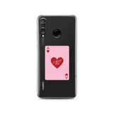 Manitoba Huawei P30 Lite Uyumlu Lucky You Kart Tasarımlı Baskılı Şeffaf Telefon Kılıfı