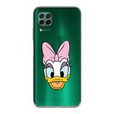 Manitoba Huawei P40 Lite Uyumlu Daphne Tasarımlı Baskılı Şeffaf Telefon Kılıfı, Yeşil