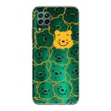 Manitoba Huawei P40 Lite Uyumlu Winnie Tasarımlı Baskılı Şeffaf Telefon Kılıfı, Yeşil