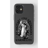 Manitoba iPhone 12/12 Pro Uyumlu Baskılı Yumuşak Silikon Şeffaf Telefon Kılıfı, St. Michael Archangel Desen