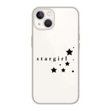 Manitoba iPhone 13 Mini Uyumlu Baskılı Yumuşak Silikon Şeffaf Telefon Kılıfı, Stargirl Desen
