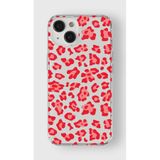 Manitoba iPhone 13 Mini Uyumlu Leopar Desen Tasarımlı Baskılı Şeffaf Telefon Kılıfı