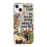 Manitoba iPhone 13 Mini Uyumlu What If Tasarımlı Baskılı Şeffaf Telefon Kılıfı