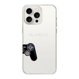 Manitoba iPhone 13 Pro Max Uyumlu Baskılı Yumuşak Silikon Şeffaf Telefon Kılıfı, Gamepad Desen