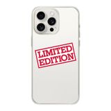 Manitoba iPhone 13 Pro Max Uyumlu Limited Edition Tasarımlı Şeffaf Telefon Kılıfı